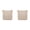 2 Pack E, variant on Set of 2 Chair Pads with Straps,16x16 Inch Outdoor Seat Cushions,Thick Foam Padding and Non-Slip Ties,Water-Resistant Fabric Works for Patio,Bistro,Dining Chairs and Garden Furniture