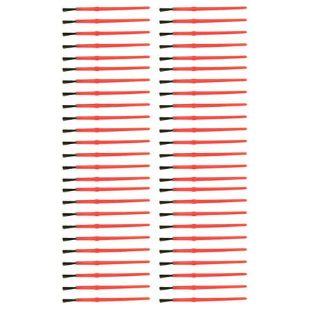 Pack Of 50 Small Paint Brush Kid Paint Brush for Gouache Acrylics Oil Watercolor Painting Nylon Bristle Paintbrush