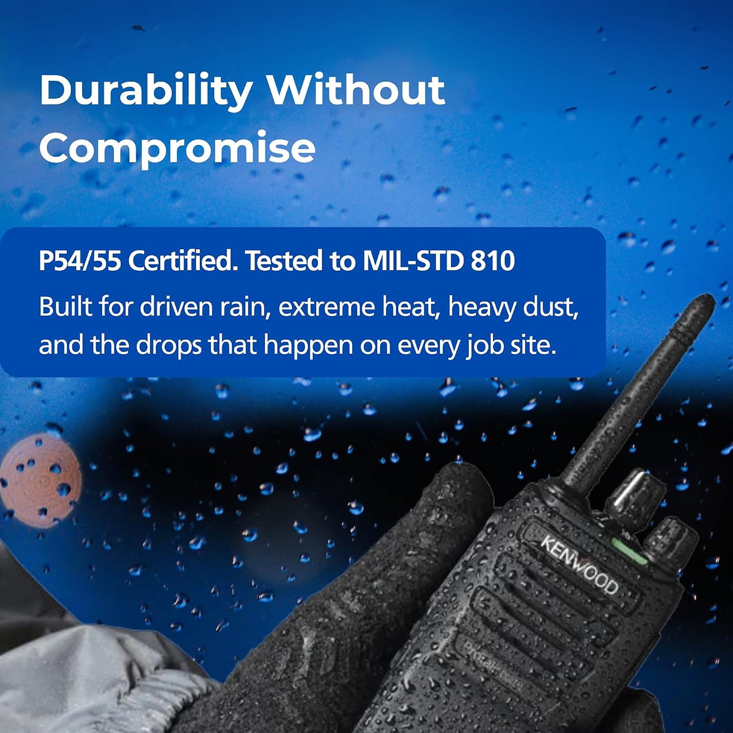 KENWOOD ProTalk NX-P1200AVK 5-Watt 64-Channel Analog VHF Two-Way Radio