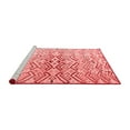thumbnail image 2 of Ahgly Company Machine Washable Indoor Rectangle Abstract Red Modern Area Rugs, 2' x 4', 2 of 4