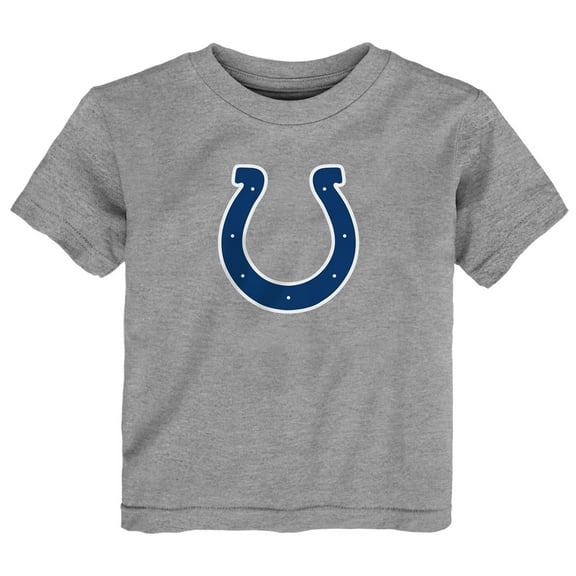 Toddler Heather Gray Indianapolis Colts Primary Logo T-Shirt