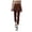 Brown, variant on GEWSEY Women Tennis Skirted Leggings with Pockets Athletic Pleated Skirts with Leggings Workout Active Golf Skort (White, XL)