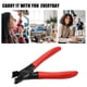 thumbnail image 2 of Cortaúñas profesional Unique Bargains para uñas gruesas 1 pieza rojo acero inoxidable, 2 of 7