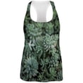 thumbnail image 1 of Halloween Succulent Bush Costume Nature Plants All Over Womens Work Out Tank Top, 1 of 2