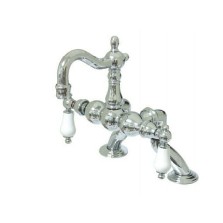 Design Leg Tub Filler - kingston brass cc2006t1 3.37 x 10 in. adjustable deck mount leg tub filler & metal lever handle chrome