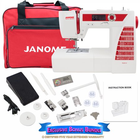 Janome DC2015 Computerized Sewing Machine with Exclusive Bonus Bundle