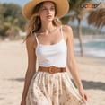 thumbnail image 3 of SUOSDEY Women Woven Wide Belt for Dress Fashion Rattan Braided Waist Belt Straw Raffia Boho Belt for Jeans, 3 of 6
