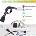 thumbnail image 5 of ckepdyeh LED Strip Connector Kit for 5050 10mm 4Pin RGB LED Strip,2 Way Splitter,DIY Accessories for RGB LED Strip Connection LED Strip Connector, 5 of 6
