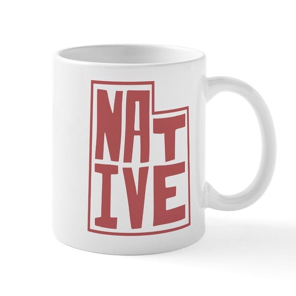 CafePress - Utah Native - 11 oz Ceramic Mug - Novelty Coffee Tea Cup