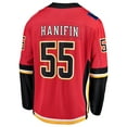 thumbnail image 2 of Noah Hanifin Calgary Flames NHL Fanatics Breakaway Home Jersey, Large, 2 of 2