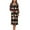 Buffalo Grid Leopard Print, variant on Christmas Zipper Front Robes for Women Long Sleeve Bathrobe Xmas Tree Round Neck Nightgowns Robe Breathable Pajama Dress Soft Mid-Length Sleepwear Size 4XL