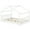 White, variant on Costway Full Size House Bed with Roof Wooden Low Floor Bed No Box Spring Needed Natural