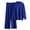 Blue, variant on Jinhomg 2 Piece Fall Sweater Set for Women Thermal Cozy Lounge Sets Oversized Long Sleeve Mock Neck Knit Tops and Wide Leg Pant Hot Pink Free Size