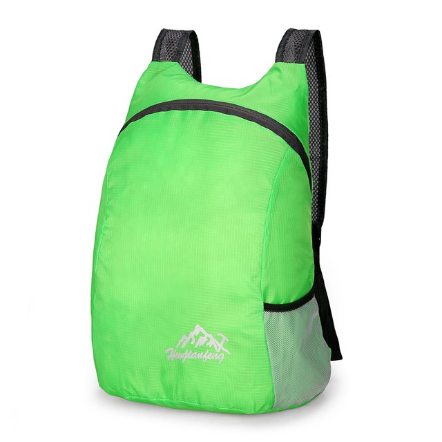 Mochila plegable para viajes al aire libre, impermeable, deportes, senderismo, mochilas (verde) Likrtyny Para estrenar