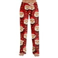 thumbnail image 7 of Hearthz Christmas Pajama Pants Women Winter Soft Elastic Waist Pijama Pants Warm Cozy Xmas Pj Bottoms Lounge Pants Pajama Pants, 7 of 7