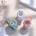 thumbnail image 3 of Reloj electrónico con diseño de unicornio para hombre y mujer, color azul neblina blanca, con valor de color alto y viento, 3 of 6