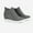 GREY, variant on Dream Pairs Women’s Platform Wedge Sneakers Ankle Booties