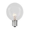 thumbnail image 2 of Novelty Lights 100 Feet Clear G40 Globe Outdoor Patio String Lights, Green Wire, 2 of 6