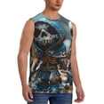 thumbnail image 2 of Kdxio Cute Skeletons Figurines for Men's Muscle T-shirt,Sleeveless for Workout Running Athletic Gym Lounge Casual, 2 of 5