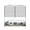 B, variant on EastVita Home Metal Decorative Garden Fence 10 or 15 Panels No Dig Decorative Fence With Gate For Outdoor Yard Patio Animal Barrier Rustproof Metal Wire Panel Temporary Dog Fence- Horizontal