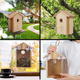 thumbnail image 4 of Window Bird House See Through Birdhouse for Viewing Wooden Birdhouse with Strong Suction Cups, Bird Nesting Box Transparent Design for Easy Observation, Best Gift for Kids, 4 of 6