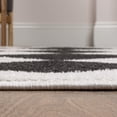 thumbnail image 6 of JONATHAN Y ATHENS 2 x 8 Runner Rug, Draper Geometric Diamond Pattern - White/Charcoal, ATH100A-28, 6 of 6