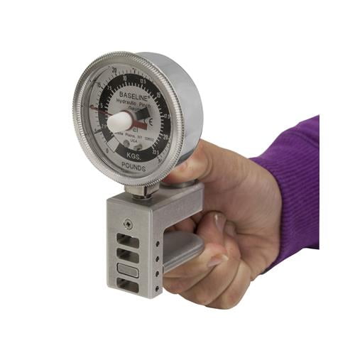 Baseline Pinch Gauge - Hydraulic - 5-level Pinch Clinic Mode - 50 lb Capacity Baseline Pinch Gauge - Hydraulic - 5-level Pinch Clinic Mode - 50 lb Capacity