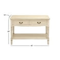 thumbnail image 5 of DecMode 29" x 40" Cream Wood Traditional Console Table, 5 of 10