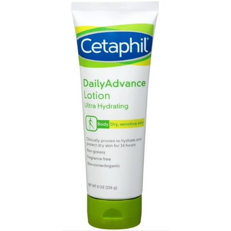 Cetaphil DailyAdvance Ultra Hydrating Lotion for Dry/Sensitive Skin 8 oz (Pack of 6)