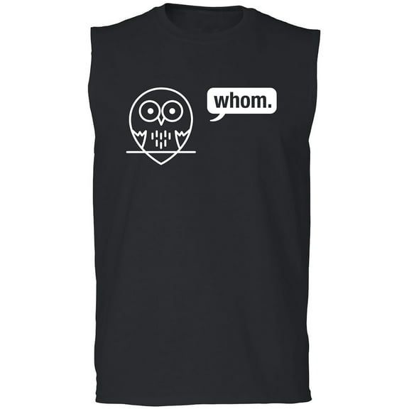 Whom (owl) Adult Sleeveless Tee