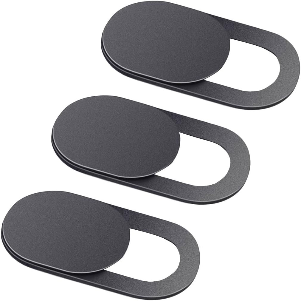 Glissière De Protection Ultra Fine Pour Webcam, Bloqueur D'appareil Photo Pour Ordinateur Portable, PC, Ordinateur, Téléphone, Tablette, Protège Votre Vie Privée (lot De 6, Ovale