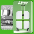 thumbnail image 4 of Luggage Strap 4 Pack - Carrying Straps Suitcase Belt Clip-on Baggage Suitcase Travel Accessories for Luggage (Green, Blue, Pink, Orange), 4 of 5