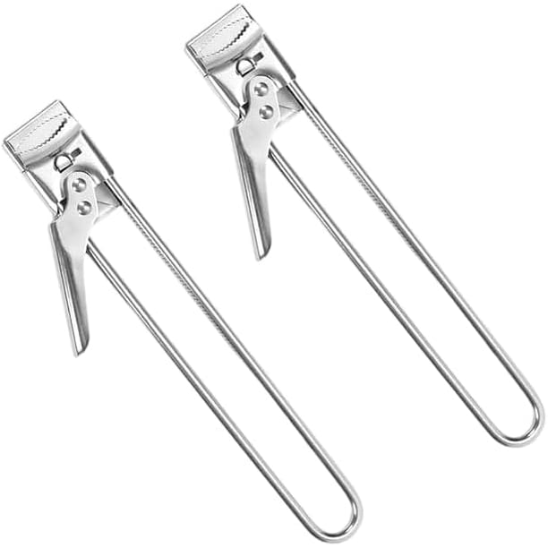 Abrebotellas y Frascos de Acero Inoxidable Ajustable para Cocina, Removedor de Tapa Manual