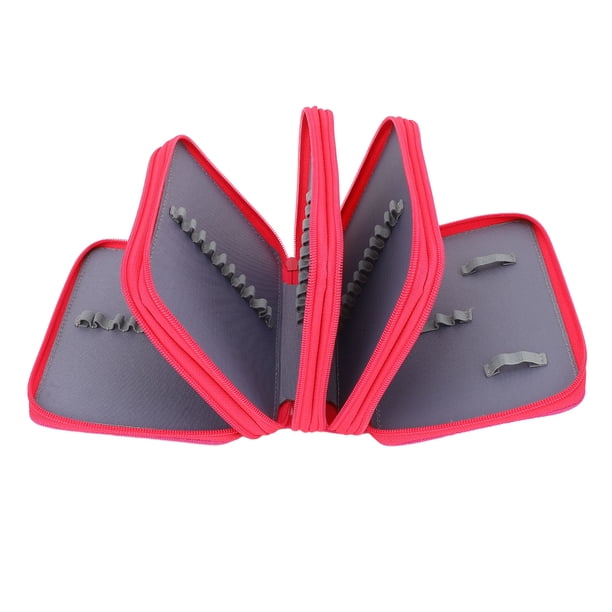 Estuche Para Lápices, 4 Compartimentos, 72 Ranuras, Estuche Grande Con Cremallera, Organizador Portátil Para Lápices, Estuche Para Lápices De Acuarela, Organizador De Oficina,