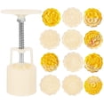 thumbnail image 3 of Miangastore 1 Set Moon Cake Mold Mid-Autumn Festival Hand-Pressure Reusable Moon Cake Maker Tool, 3 of 8