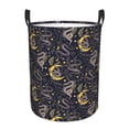 thumbnail image 1 of Balery Snake Sleep Cesta de ropa redonda con asas, impermeable, independiente, para ropa, juguetes, dormitorio y familia-Medium, 1 of 6