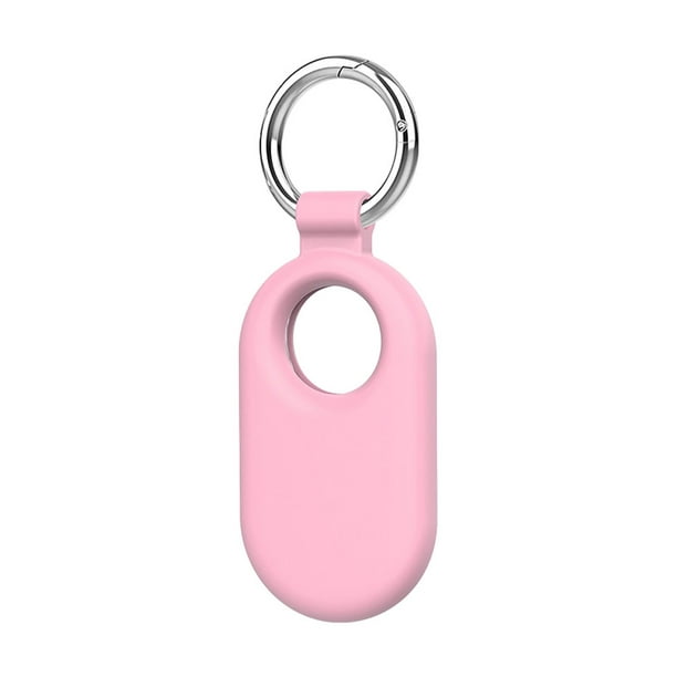 Funda Sidaley de silicona a prueba de golpes para Smart Tag Electrónica rosa