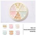 thumbnail image 2 of vnanda Shiny Nail Decorations 1 Box 3d Butterfly Nail Charms Resin Ornament Diy Craft Project Manicure Accessories Nail Art Jewelry Phone Case for Women, 2 of 8
