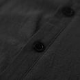 thumbnail image 4 of JTieacloth Mens Regular Fit Button Down Shirts Men's With Pocket Short Sleeved Shirt Casual Stand Up Men Shirts Black, 4 of 6