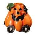 thumbnail image 2 of Decoraciones de Halloween, Adornos de Halloween, Regalos de Halloween, Decoraciones de Halloween con escena de calabaza de resina, Portavelas decorativo, Regalos navideños, Portavelas de resina, 2 of 6
