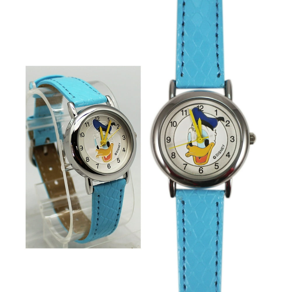 Disney Donald Duck Blue Colored Band Watch (25mm)