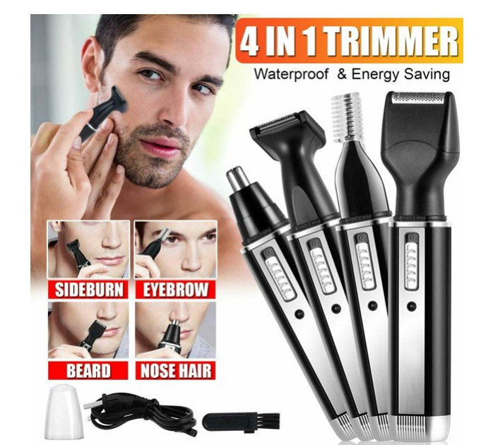 Topboutique Nose Ear Hair Trimmer Beard and Eyebrow Clipper Kits for Men Eyebrow Clipper