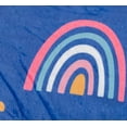 thumbnail image 5 of Rainbow Blanket Super Soft Colorful Pride Throw Blanket for Girls Rainbows Gifts for Kids Rainbow Lovers Blue Rainbow Door Flannel Fleece Girly Blanket (50"x60"), 5 of 5