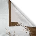 thumbnail image 3 of Ambesonne Animal Kitchen Curtains, Owl Autumn Tree Branch, 55"x45", Chocolate Pale Blue, 3 of 3