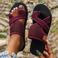 thumbnail image 7 of HaoXianJian Sandals for Women Wedge Shoes Comfortable Orthopedic Sandals Womens Dressy Summer Flip Flops Casual Walking Wedges Open Toe Sandals, 7 of 7
