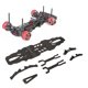 thumbnail image 1 of Placa Inferior Del Coche RC, Placa Del Chasis RC Drift Racing Hueco Dos Niveles Hundimiento Fácil Instalación Compatibilidad Fibra De Carbono Para RC Station Wagon, 1 of 8