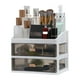 thumbnail image 1 of Organizador de Maquillaje de Bargains Únicos para Encimera con 2 Cajones Transparentes para Lociones, Labiales y Brochas, 1 of 7