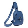 thumbnail image 2 of Bolso Bandolera Bolso Cruzado Sencillo Para Mujer, Riñonera, Bolsos De Mensajero A La Moda, Bolsillos En La Cintura Del Pecho Tmvgtek Para Estrenar, 2 of 3