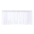 thumbnail image 1 of Cortinas de ventana Corta Bordadas Florales Zulema Gasa 137x61cm, 1 of 8