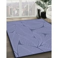 thumbnail image 2 of Ahgly Company Indoor Round Patterned Very Peri Purple Area Rugs, 3' Round, 2 of 6